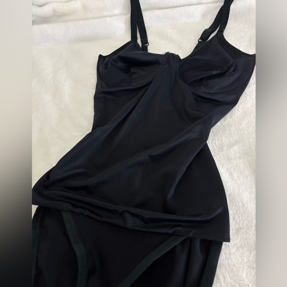 cupid 34b black body shaper bodysuit !